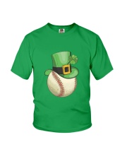 Baseball Leprechaun Irish Shamrock St Patrick's D Youth T-Shirt thumbnail