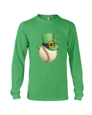 Baseball Leprechaun Irish Shamrock St Patrick's D Long Sleeve Tee thumbnail