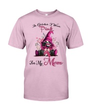 In October I Wear Pink For My Mom Gnome Breast Classic T-Shirt thumbnail