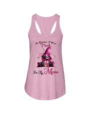 In October I Wear Pink For My Mom Gnome Breast Ladies Flowy Tank thumbnail