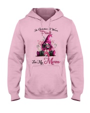 In October I Wear Pink For My Mom Gnome Breast Hooded Sweatshirt thumbnail