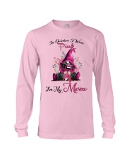 In October I Wear Pink For My Mom Gnome Breast Long Sleeve Tee thumbnail