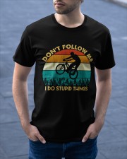 Don't Follow Me - I Do Stupid Things Classic T-Shirt apparel-classic-tshirt-lifestyle-front-46