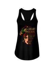 I'm A January Woman I Have 3 Sides Birthday Gift Ladies Flowy Tank thumbnail