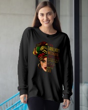 I'm A January Woman I Have 3 Sides Birthday Gift Long Sleeve Tee apparel-long-sleeve-tee-lifestyle-front-16