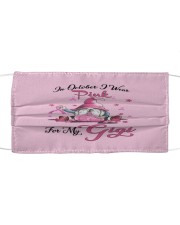 In October I Wear Pink For My Gigi Cloth face mask thumbnail