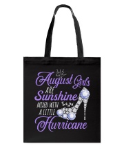 August Girls Are Sunshine Mixed With Hurricane Tote Bag thumbnail