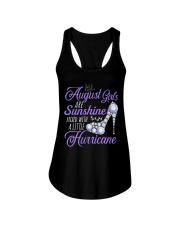 August Girls Are Sunshine Mixed With Hurricane Ladies Flowy Tank thumbnail