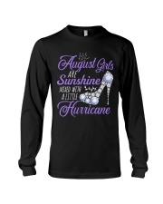 August Girls Are Sunshine Mixed With Hurricane Long Sleeve Tee thumbnail