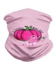 In October We Wear Pink Pumpkin Ribbon Breast Neck Gaiter thumbnail
