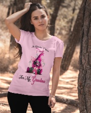 In October I Wear Pink For My Grandma Gnome Ladies T-Shirt apparel-ladies-t-shirt-lifestyle-06