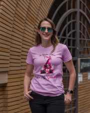 In October I Wear Pink For My Grandma Gnome Ladies T-Shirt lifestyle-women-crewneck-front-2
