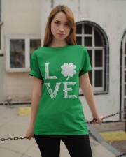 Vintage Love Shamrock Irish St Patrick's Day Classic T-Shirt apparel-classic-tshirt-lifestyle-19
