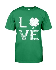 Vintage Love Shamrock Irish St Patrick's Day Premium Fit Mens Tee thumbnail