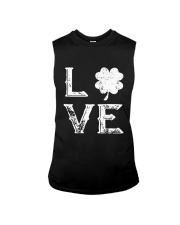 Vintage Love Shamrock Irish St Patrick's Day Sleeveless Tee thumbnail