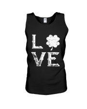 Vintage Love Shamrock Irish St Patrick's Day Unisex Tank thumbnail