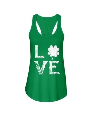 Vintage Love Shamrock Irish St Patrick's Day Ladies Flowy Tank thumbnail