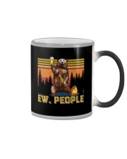 Ew People - Funny Bear Drinking Beer Camping Color Changing Mug thumbnail