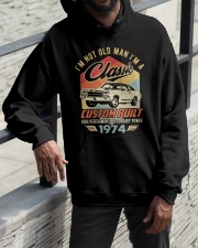 Classic Car - 46 Years Old Matching Birthday Tee Hooded Sweatshirt apparel-hooded-sweatshirt-lifestyle-front-11