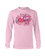 You Never Know How Strong Breast Cancer Awareness Long Sleeve Tee thumbnail