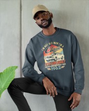 Classic Car - 58 Years Old Matching Birthday Tee Crewneck Sweatshirt apparel-crewneck-sweatshirt-lifestyle-front-08