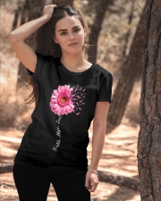 Faith Hope Love Pink Ribbon Daisy Flower Ladies T-Shirt apparel-ladies-t-shirt-lifestyle-06