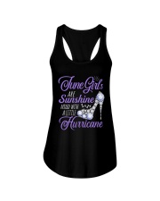 June Girls Are Sunshine Mixed With Hurricane Ladies Flowy Tank thumbnail