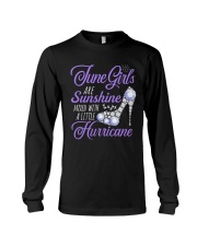 June Girls Are Sunshine Mixed With Hurricane Long Sleeve Tee thumbnail