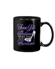June Girls Are Sunshine Mixed With Hurricane Mug thumbnail