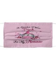 In October I Wear Pink For My Nonnie Cloth face mask thumbnail