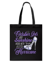 October Girls Are Sunshine Mixed With Hurricane Tote Bag thumbnail