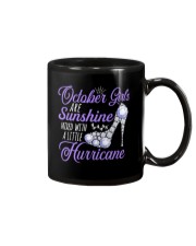 October Girls Are Sunshine Mixed With Hurricane Mug thumbnail