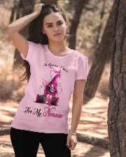 In October I Wear Pink For My Nonnie Gnome Ladies T-Shirt apparel-ladies-t-shirt-lifestyle-06