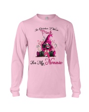 In October I Wear Pink For My Nonnie Gnome Long Sleeve Tee thumbnail