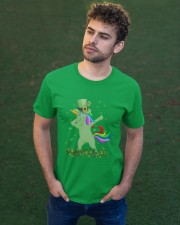 Lepricorn Leprechaun Unicorn Shamrock St Patrick' Classic T-Shirt apparel-classic-tshirt-lifestyle-front-43