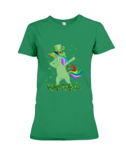 Lepricorn Leprechaun Unicorn Shamrock St Patrick' Premium Fit Ladies Tee thumbnail