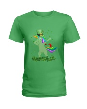 Lepricorn Leprechaun Unicorn Shamrock St Patrick' Ladies T-Shirt thumbnail