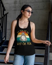 Eff You See Kay Why Oh You Vintage Sloth Yoga Ladies Flowy Tank apparel-ladies-flowy-tank-lifestyle-03
