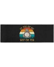 Eff You See Kay Why Oh You Vintage Sloth Yoga Yoga Mat 70x24 (horizontal) thumbnail