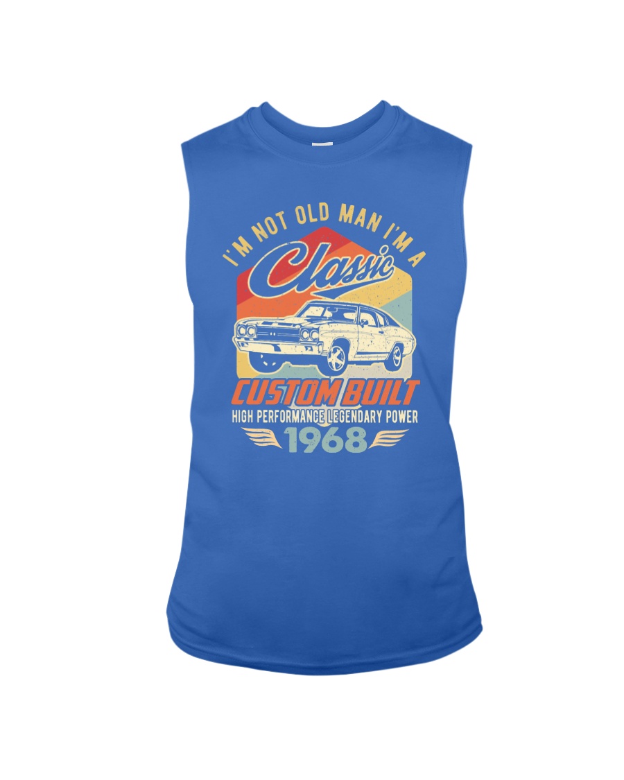 Classic Car - 52 Years Old Matching Birthday Tee Sleeveless Tee