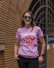 In October We Wear Pink Pumpkin Breast Cancer Ladies T-Shirt lifestyle-women-crewneck-front-2