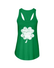 Vintage Irish Green Shamrock St Patrick's Day Ladies Flowy Tank thumbnail
