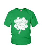 Vintage Irish Green Shamrock St Patrick's Day Youth T-Shirt thumbnail