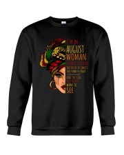 I'm A August Woman I Have 3 Sides Birthday Gift Crewneck Sweatshirt t