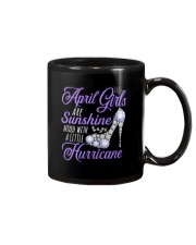 April Girls Are Sunshine Mixed With Hurricane Mug thumbnail