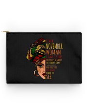 I'm A November Woman I Have 3 Sides Birthday Gift Accessory Pouch - Standard thumbnail