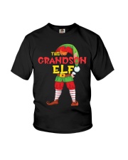 The Grandson Elf Matching Family Youth T-Shirt front