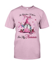 In October I Wear Pink For My Nannie Classic T-Shirt thumbnail