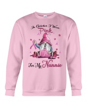 In October I Wear Pink For My Nannie Crewneck Sweatshirt thumbnail