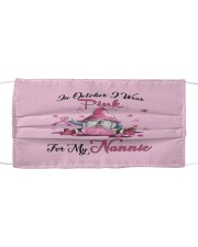 In October I Wear Pink For My Nannie Cloth face mask thumbnail
